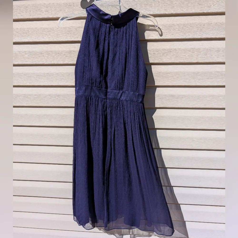 Maggy London Silk Chiffon Sleeveless Choker Dress size 10 - Picture 5 of 6